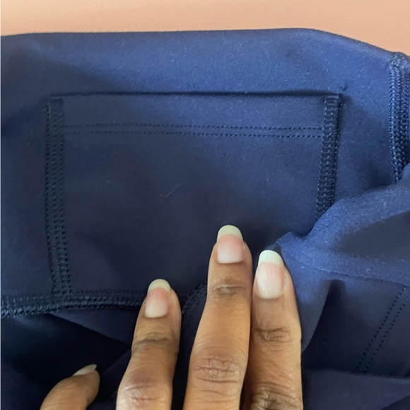 Fabletics Boost PowerHold® High-Waisted 7/8 Legging - Deep Navy/Multi - Medium - Picture 10 of 12